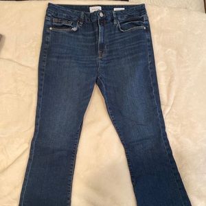 FRAME LE CROP MINI BOOT JEANS